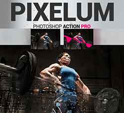 极品PS动作－像素抽离：Pixelum PS Action